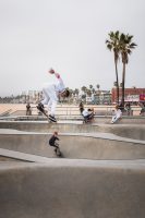 Venice Beach Skatepark, Los Angeles, California.