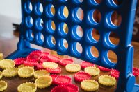 Connect Four in downtown Ocean Beach, California