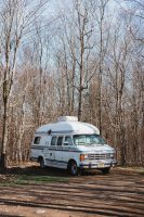 Camper Dan slept in this spot at Camp Haven.