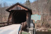 The town of Livingston Manor is home to covered bridges. The area is also well-known for its fly-fishing.