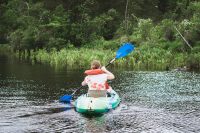 Water sport equipment is available to rent - get out on the water in a kayak, stand-up paddleboard, or tube. We opted for the kayak and enjoyed paddling around the peaceful Mullica River.