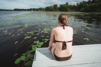 Looking out over the Mullica River.