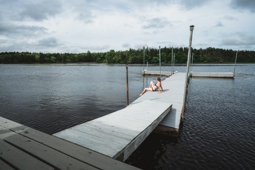 Looking out over the Mullica River.