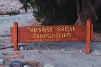 Tamarisk Grove Campground, Anza-Borrego Desert State Park, California
