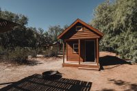 Our cabin at Tamarisk Grove Campground, Anza-Borrego Desert State Park, California