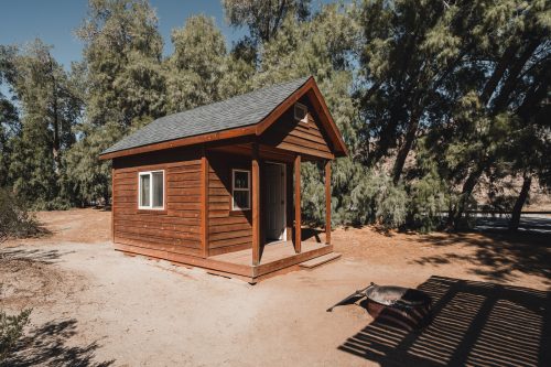 Our cabin at Tamarisk Grove Campground, Anza-Borrego Desert State Park, California