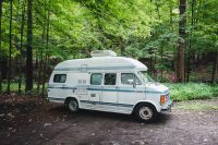 Campsite 35 at Robert H. Treman State Park in Ithaca, NY.