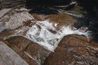 Hiking the Gorge Trail and the Rim Trail at Robert H. Treman State Park.