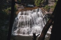 Hiking the Gorge Trail and the Rim Trail at Robert H. Treman State Park.