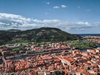 View of Bosa from the castle