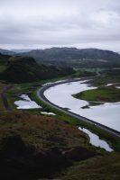 Driving from Háifoss to Árnes Campground.