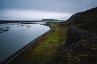 Driving from Háifoss to Árnes Campground.