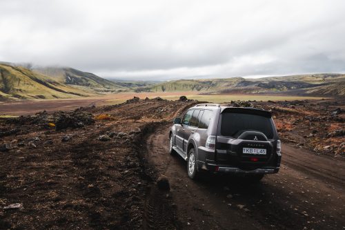 Departing Landmannalaugar