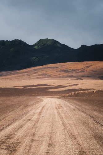 Departing Landmannalaugar