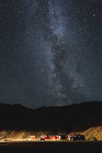 Night skies at Þakgil Campground