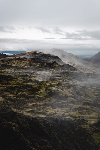 Leirhnjukur lava field