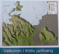 Þakgil trail map