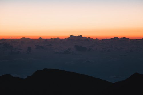 Sunrise at Haleakalā National Park, Maui