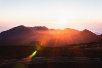 Sunrise at Haleakalā National Park, Maui