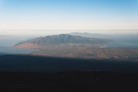 View from summit in Haleakalā National Park, Maui