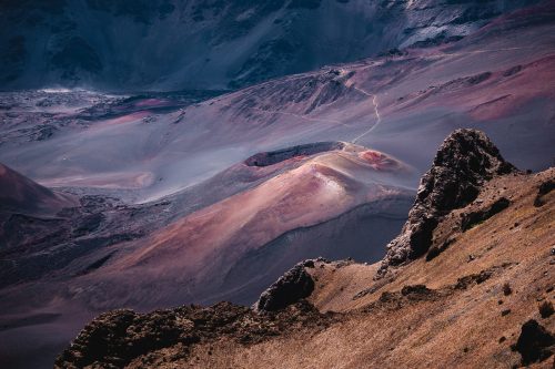 Keonehe‘ehe‘e (Sliding Sands) hike, Haleakalā National Park, Maui