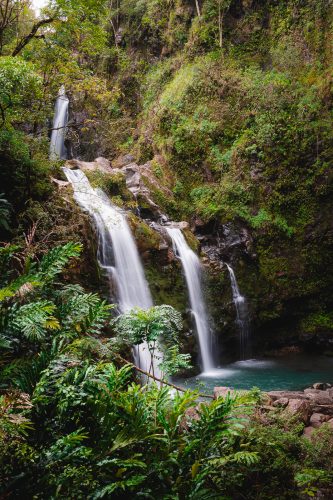 Three Bears Falls, Road to Hana, Maui