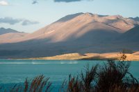 Wind sweeping across Lake Tekapo