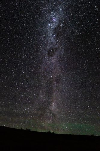 Night sky from Lake McGregor campsite