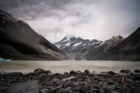 Iceberg on the left! Hooker Valley Track, Aoraki/Mount Cook National Park