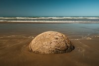 Moeraki Boulders Beach