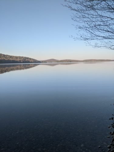 Morning at East Inlet Campsite 13