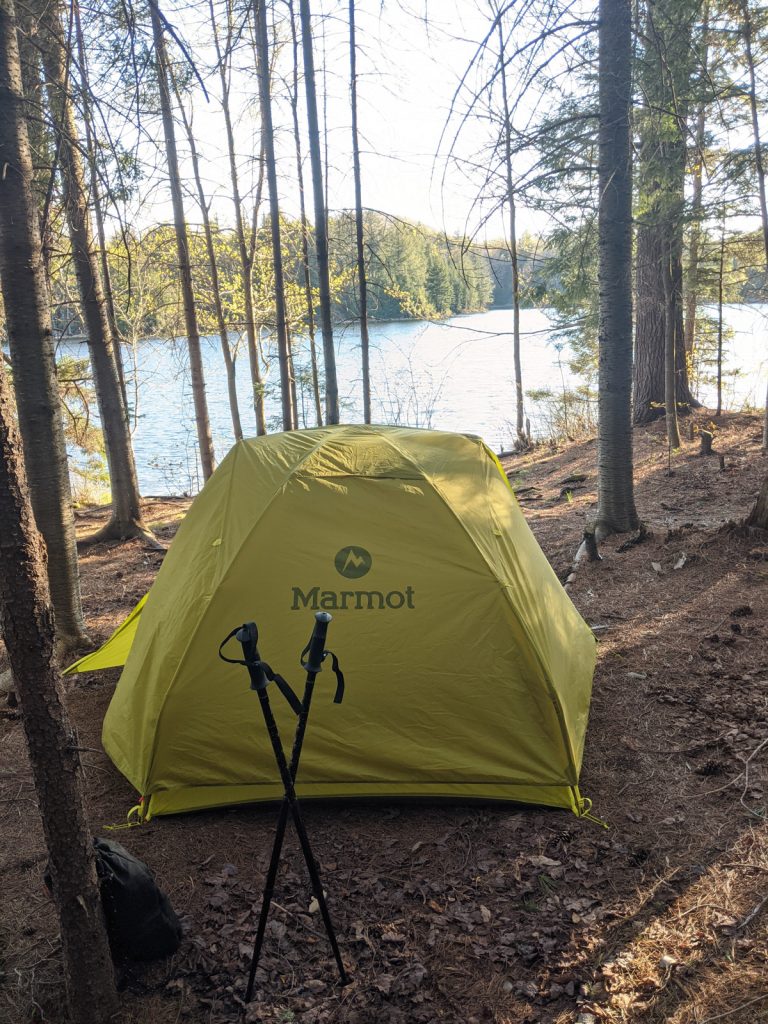 Cowhorn Pond Campsite on the CL50