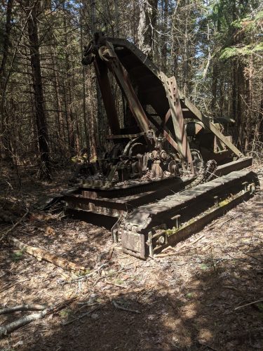 Old equipment on High Falls trail