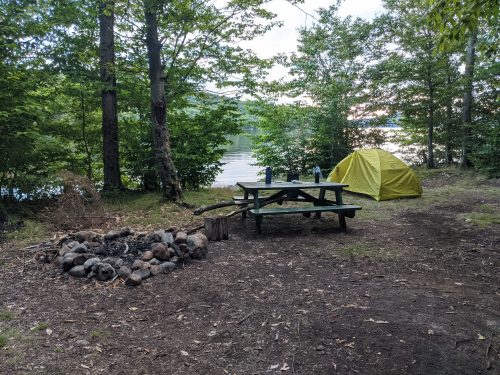 Cranberry Lake 50 / CL50 hike: East Inlet Campsite 13