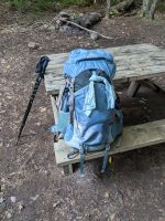 Cranberry Lake 50 / CL50 hike: Chair Rock Flow campsite