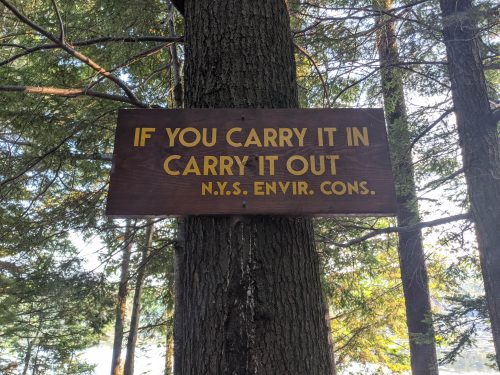 Cranberry Lake 50 / CL50 hike: Janacks Landing 37 campsite